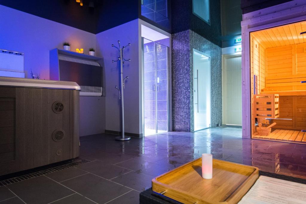 Koupelna v ubytování Mon Cocoon Spa