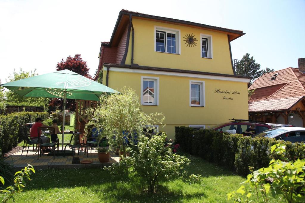 Zahrada ubytování Slunecni Dum
