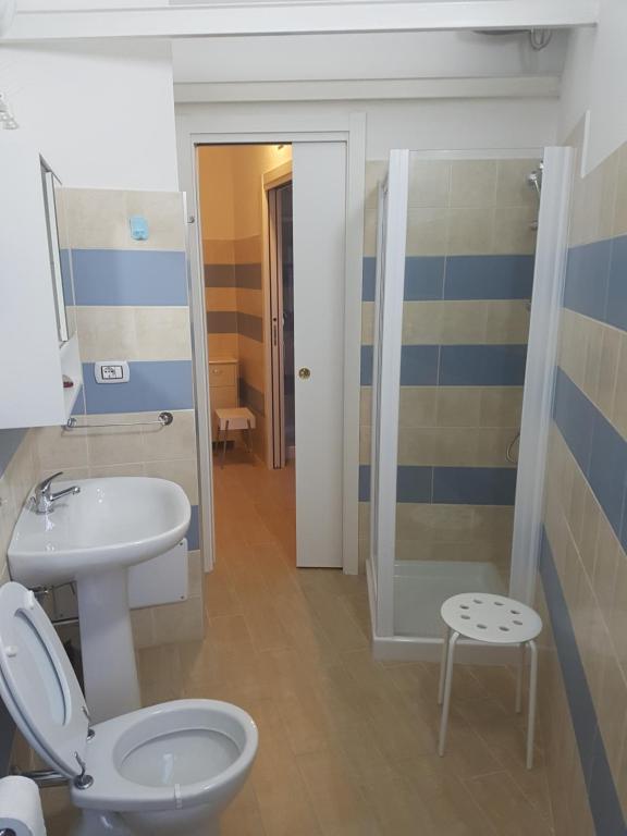 Koupelna v ubytování B&B Piazza Dante Nuoro