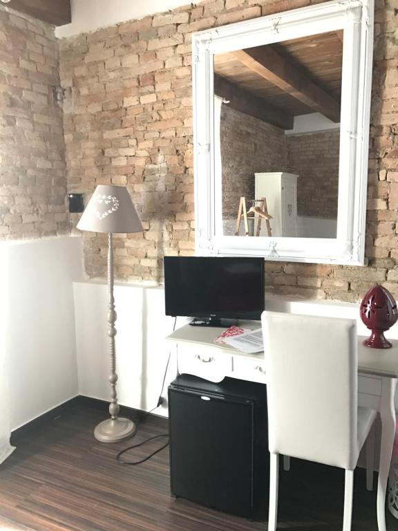 TV a/nebo společenská místnost v ubytování B&B S.Antonio