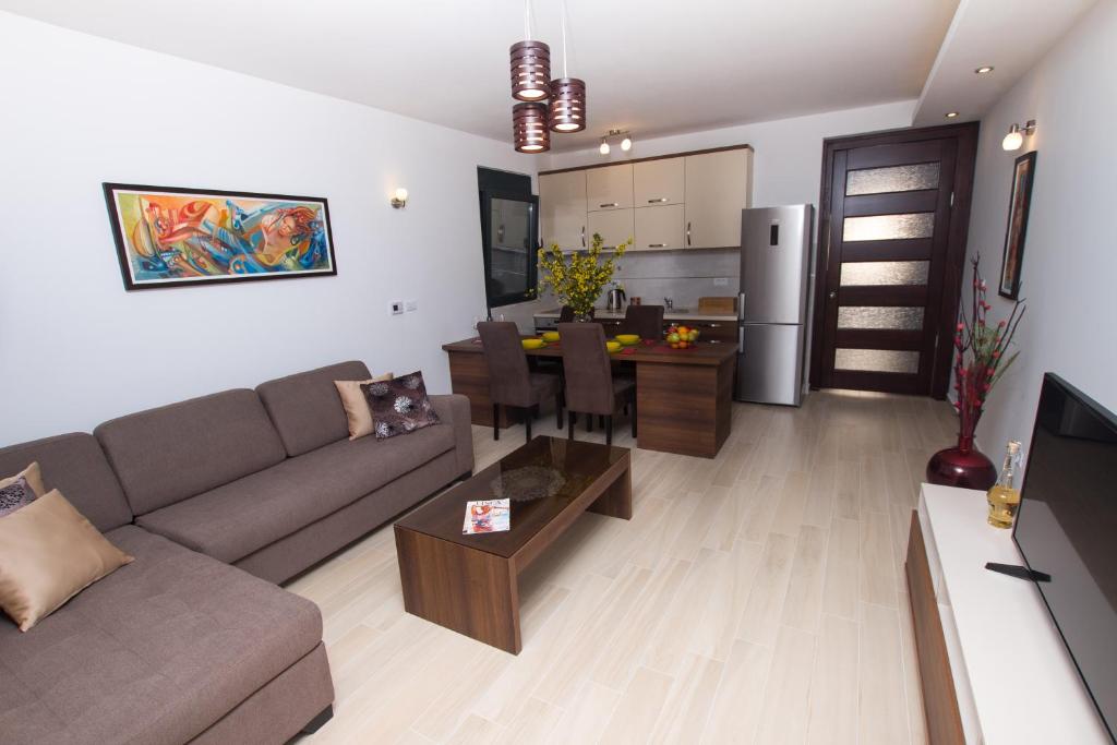 Posezení v ubytování Apartment Ema Star