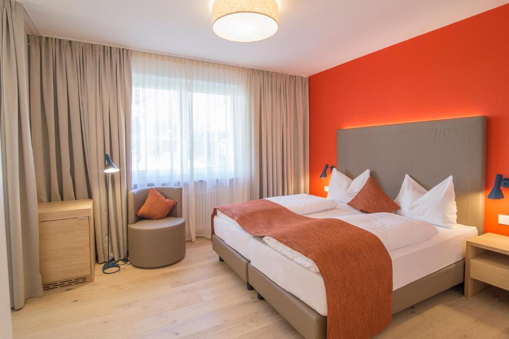 Garni Hotel Kessler - 阳台的双人间