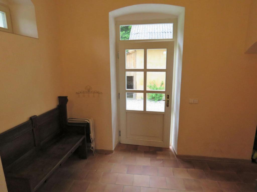 Posezení v ubytování renovated house with stunning of Bohemian Forest