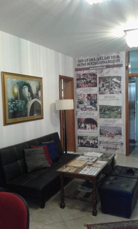 Posezení v ubytování Hostel Nina Mostar