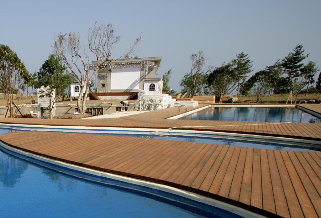 Bazén v ubytování Daea Ulleung Resort nebo v jeho okolí