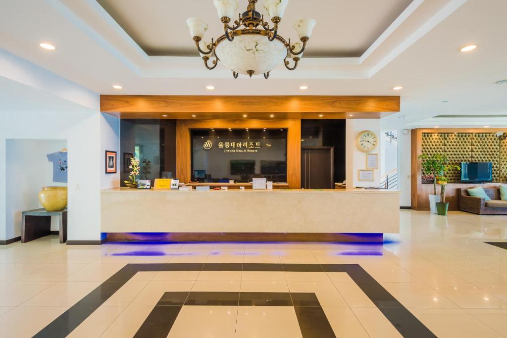 Vstupní hala nebo recepce v ubytování Daea Ulleung Resort