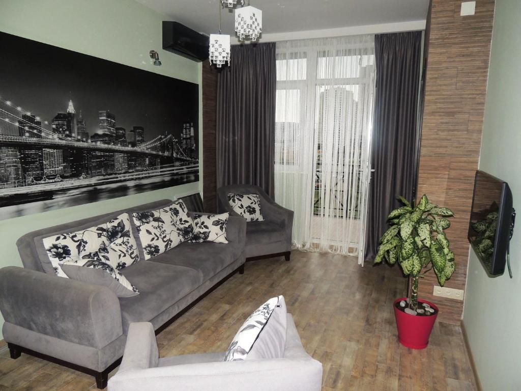 Seating area sa Batumi Comfort Apartment