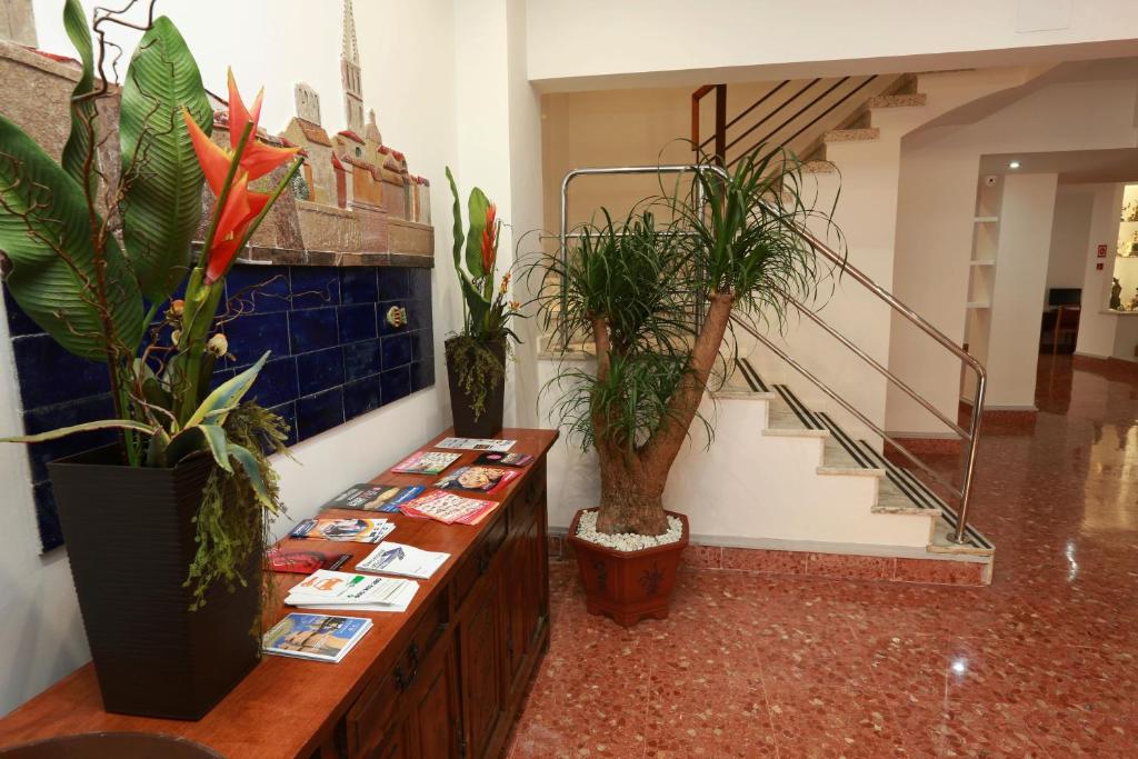 Vstupní hala nebo recepce v ubytování Hotel Alguer Camp Nou