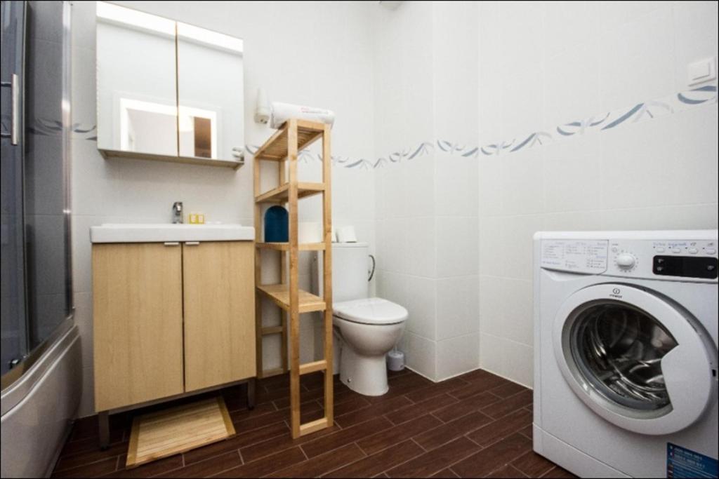 Kúpeľňa v ubytovaní P&O Apartments Namyslowska