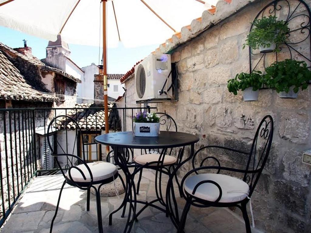 Patio nebo venkovní prostory v ubytování Rooms & Studio Stipcic