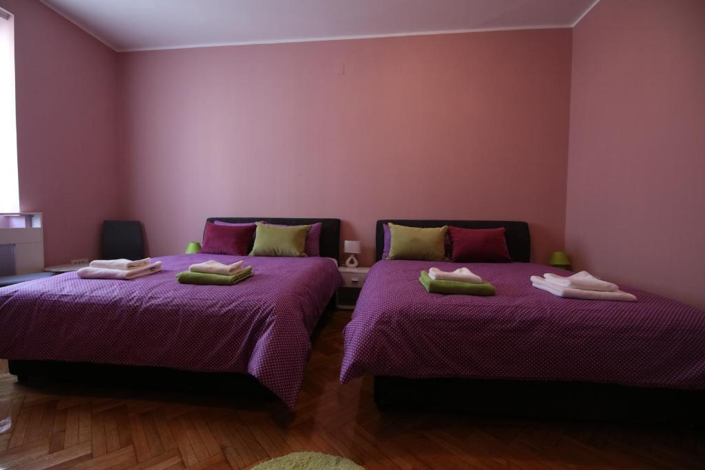 Postel nebo postele na pokoji v ubytování Hostel Fine