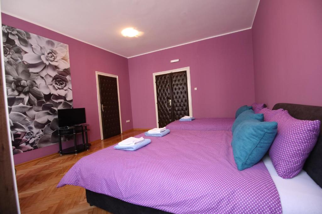 Postel nebo postele na pokoji v ubytování Hostel Fine