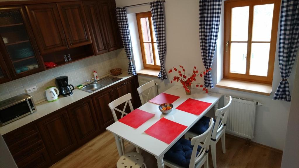 Kuchnia lub aneks kuchenny w obiekcie Apartmány Nova Lake
