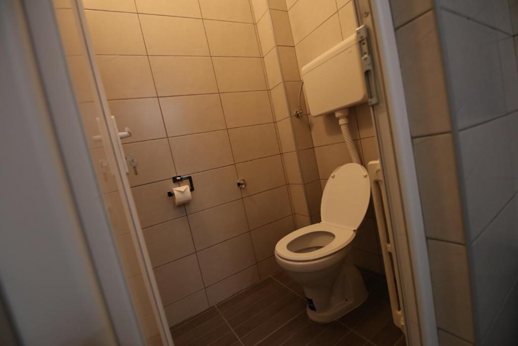 Koupelna v ubytování Hostel Fine