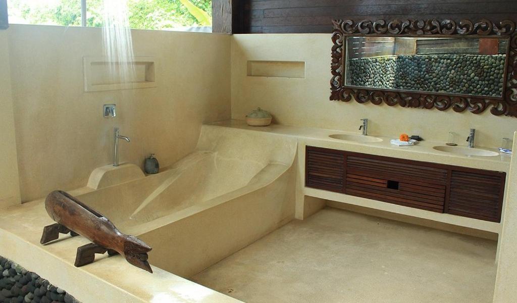 Koupelna v ubytování Seraya Shores Bali