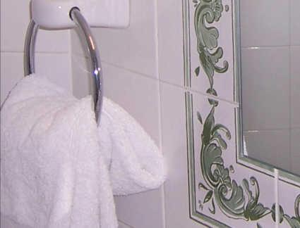 Koupelna v ubytování Hostal Las Coronas