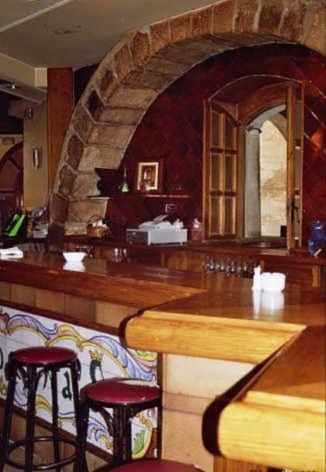 Posezení v ubytování Hostal Las Coronas