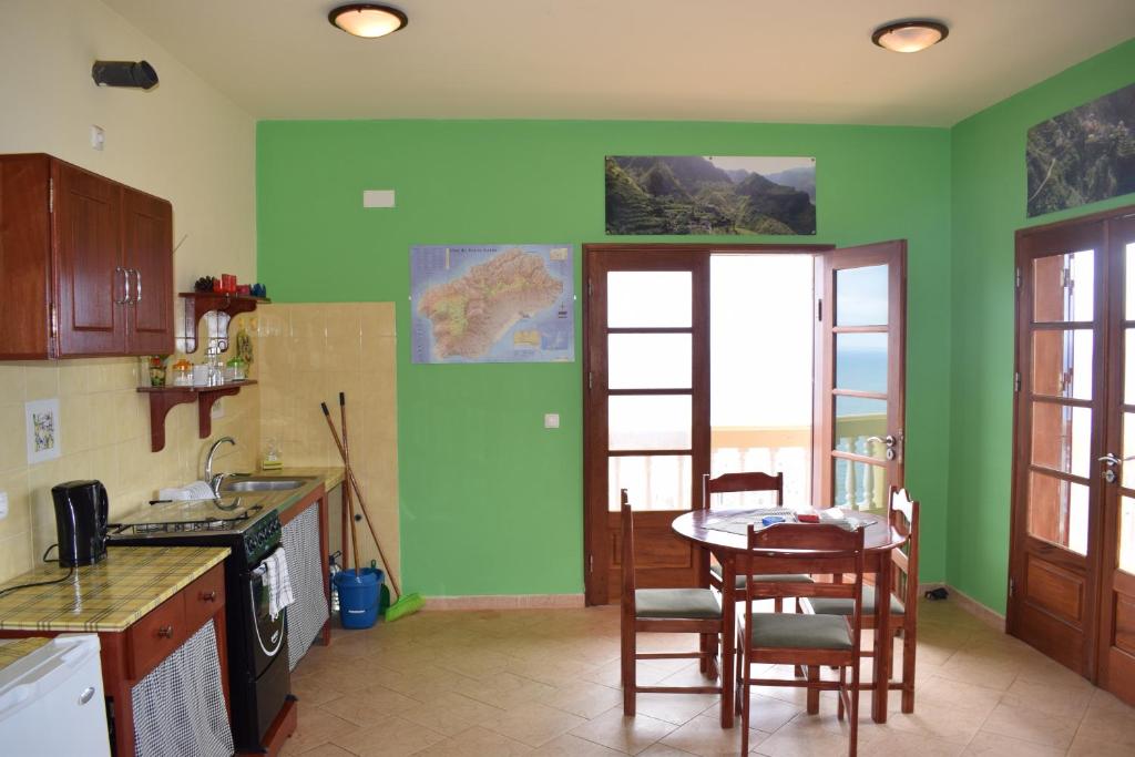 Kuchyň nebo kuchyňský kout v ubytování Apartamento Fritzi