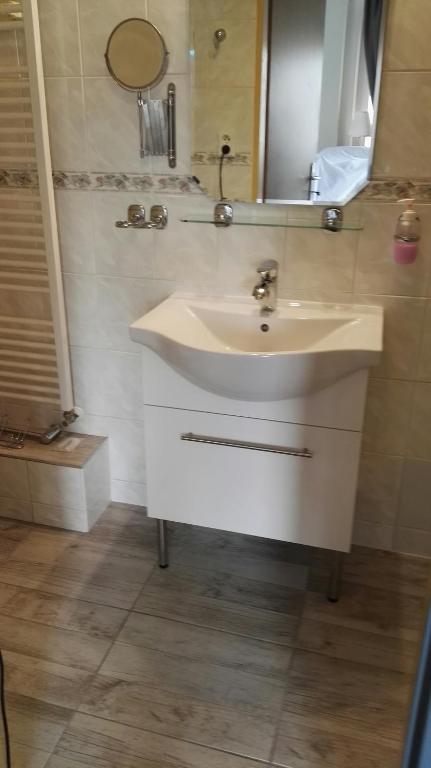 Koupelna v ubytování Pension Villa Marit