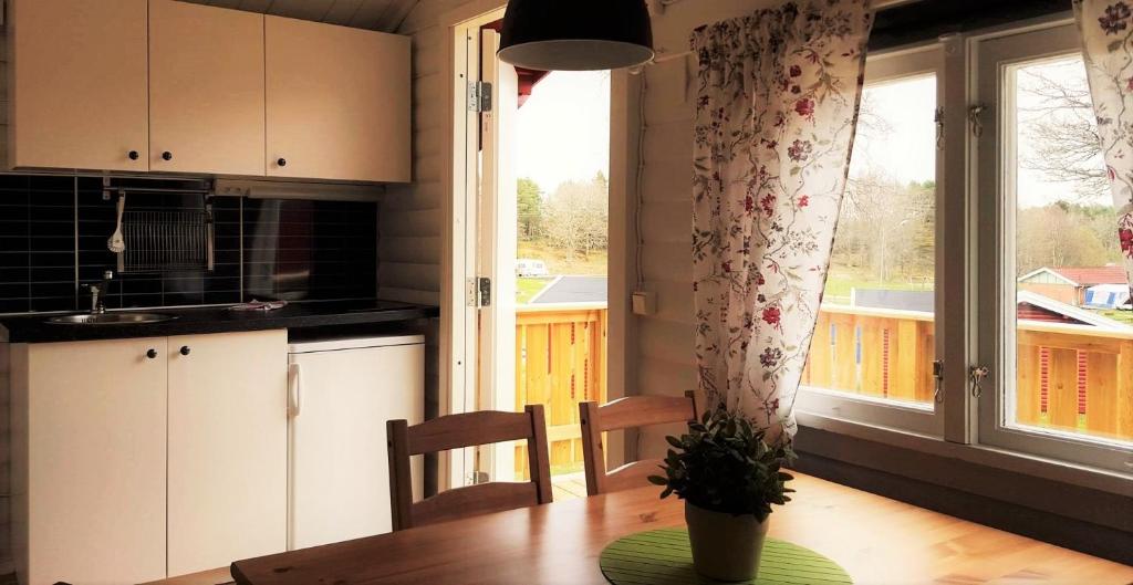 Kuchyň nebo kuchyňský kout v ubytování Seläter Camping