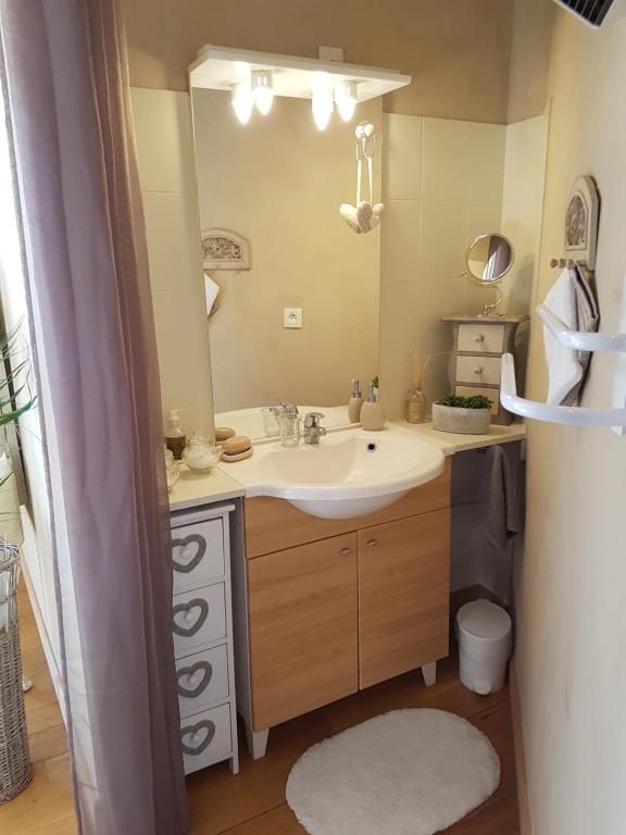 Koupelna v ubytování B&B Lou Mas