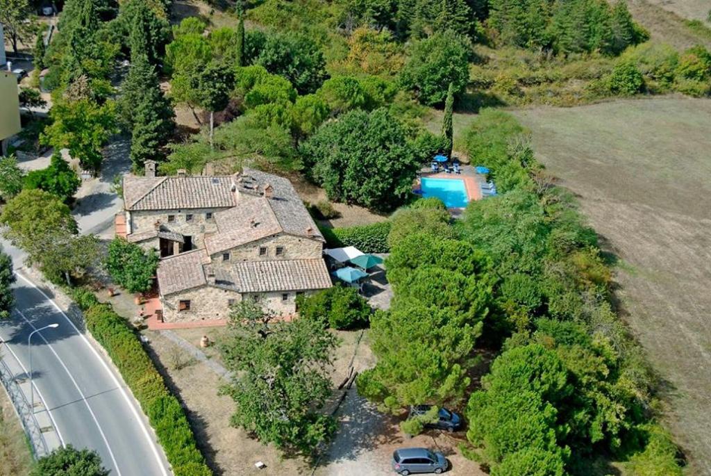 Letecký snímek ubytování Albergo Il Colombaio