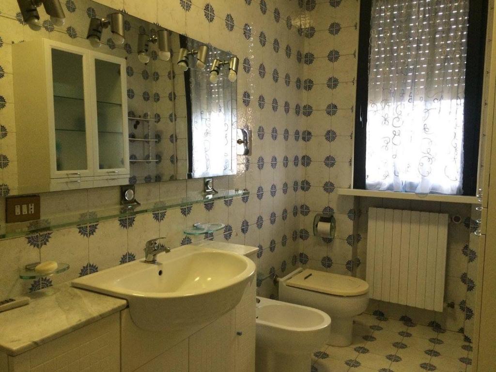 Koupelna v ubytování B&B Dai Nonni