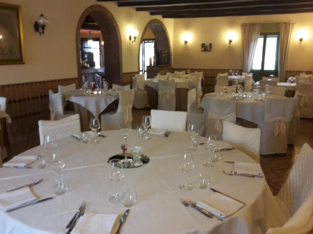 Restaurace v ubytování Antico Casale Le Fossate