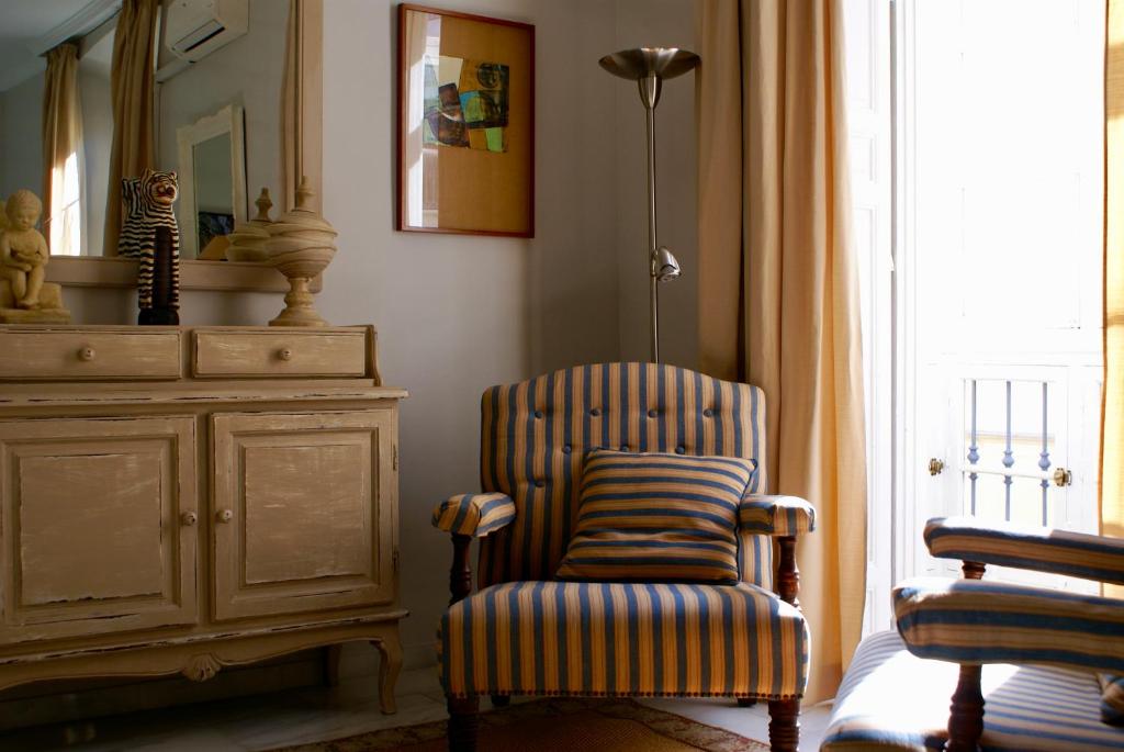 Część wypoczynkowa w obiekcie Apartamento Mar de Korus