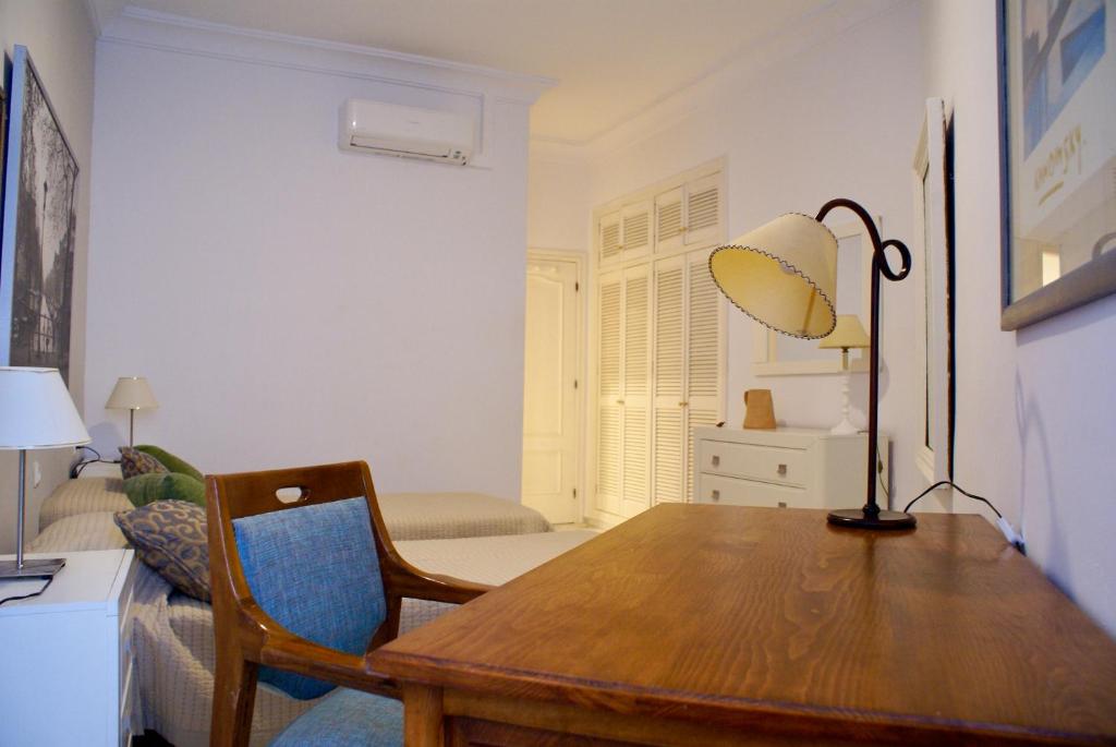 Telewizja i/lub zestaw kina domowego w obiekcie Apartamento Mar de Korus