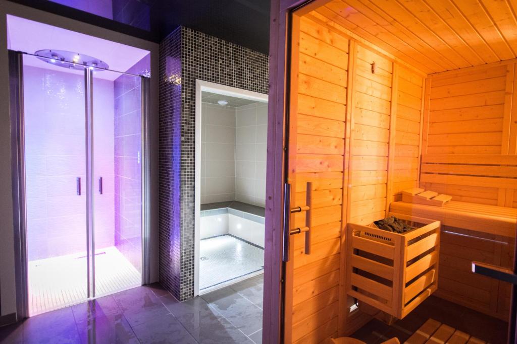 Koupelna v ubytování Mon Cocoon Spa
