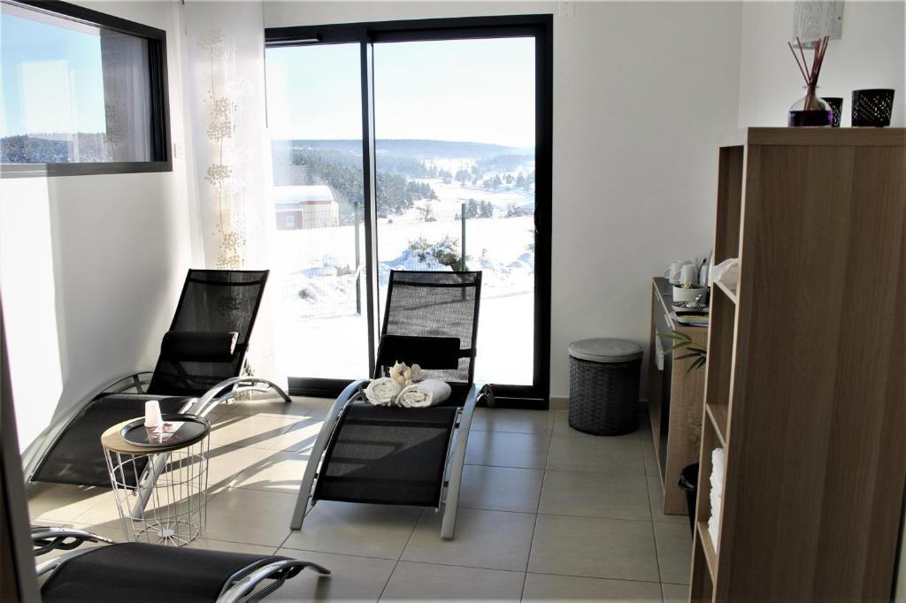 Posezení v ubytování Mon Cocoon Spa