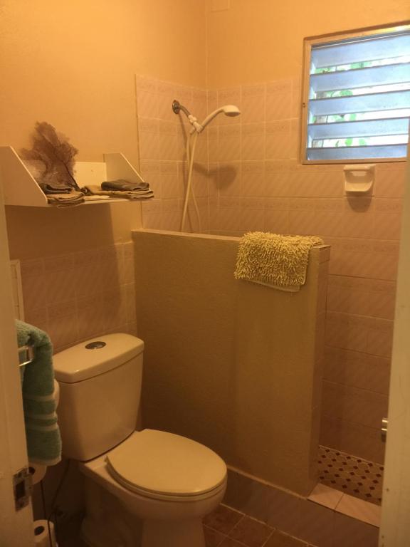 Koupelna v ubytování Palmetto Guesthouse