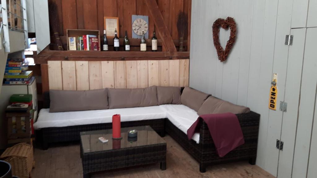 Postel nebo postele na pokoji v ubytování Winzerhof Senn