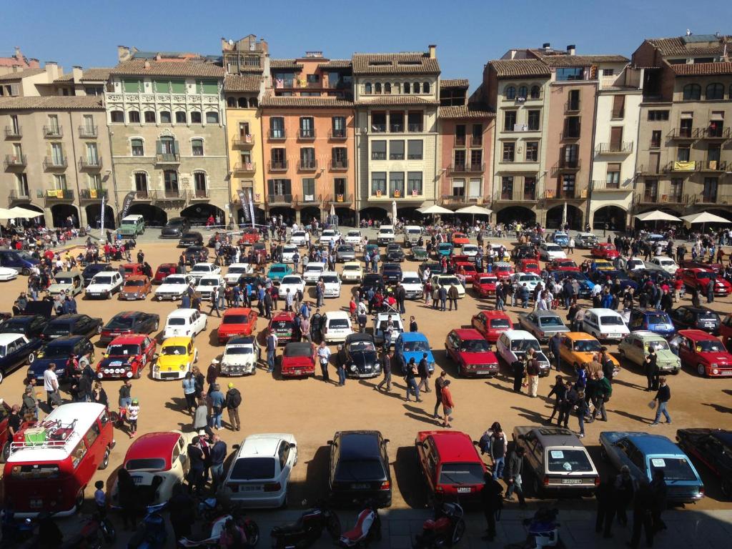 Hosté ubytování Apartaments Vicus 1 con vistas a la Plaza Mayor de Vic