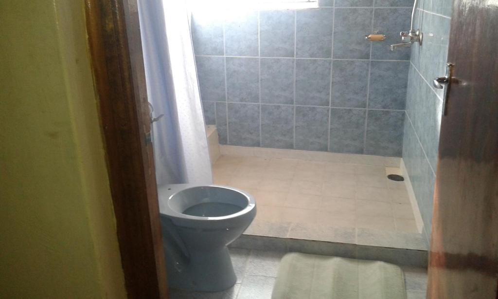 Koupelna v ubytování Kepro Farm