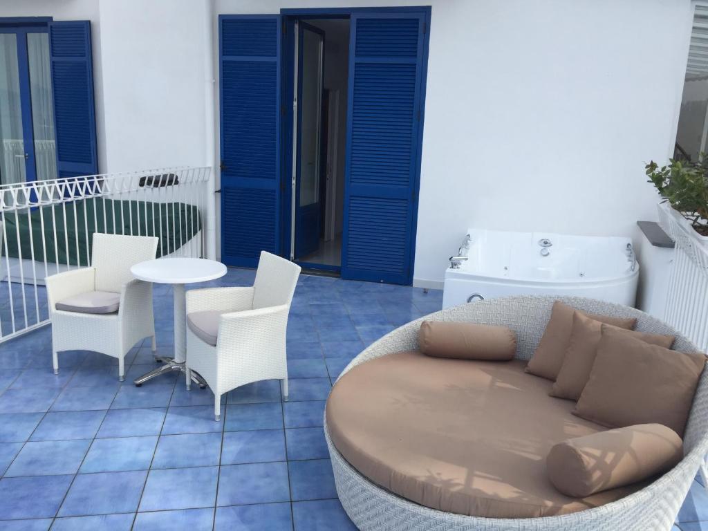 Posezení v ubytování Boutique Hotel Helios