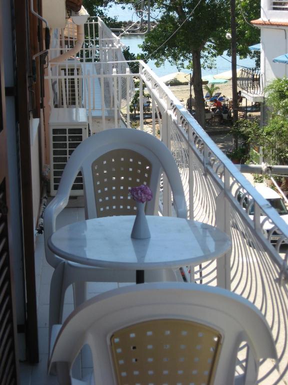 A balcony or terrace at Venus Rooms