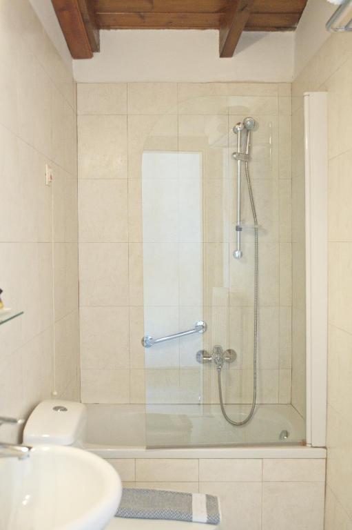 Koupelna v ubytování Hotel Leto Delphi