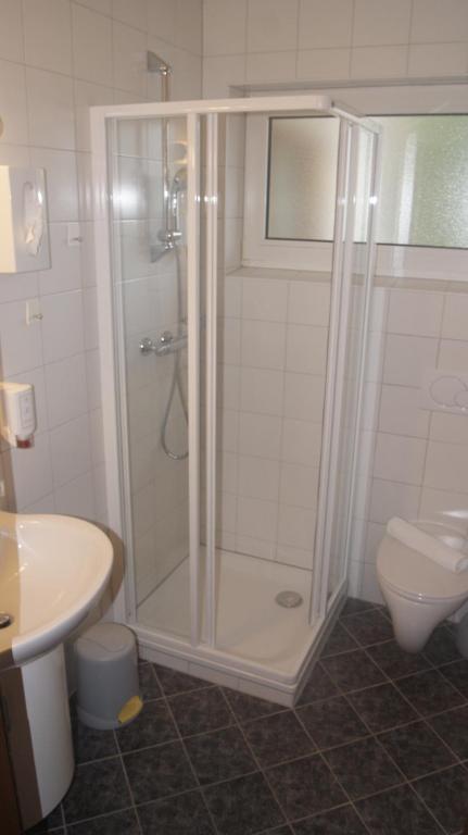 Koupelna v ubytování Hotel Sonnenheim