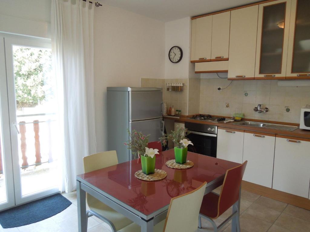 Kuchyň nebo kuchyňský kout v ubytování Apartment in Knin near Knin Fortress
