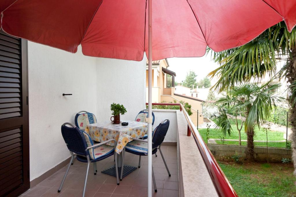 Zahrada ubytování Apartments Neda