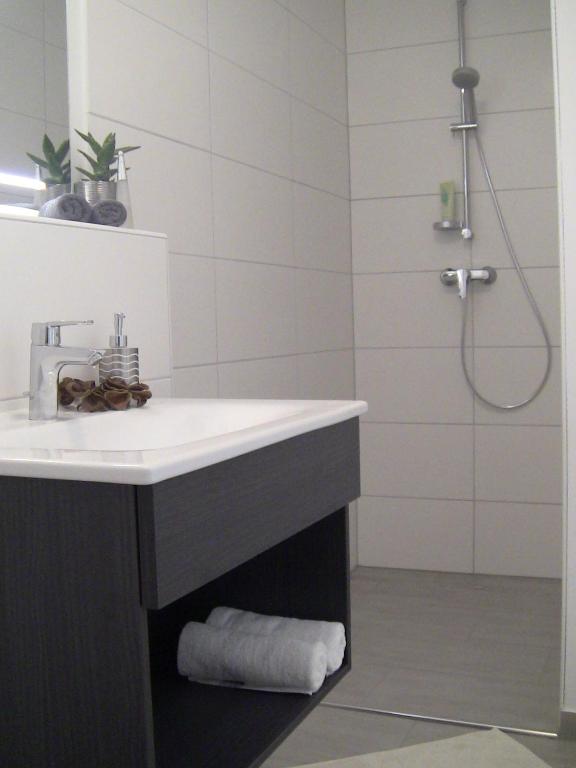 Koupelna v ubytování Maiers Hotel Parsberg