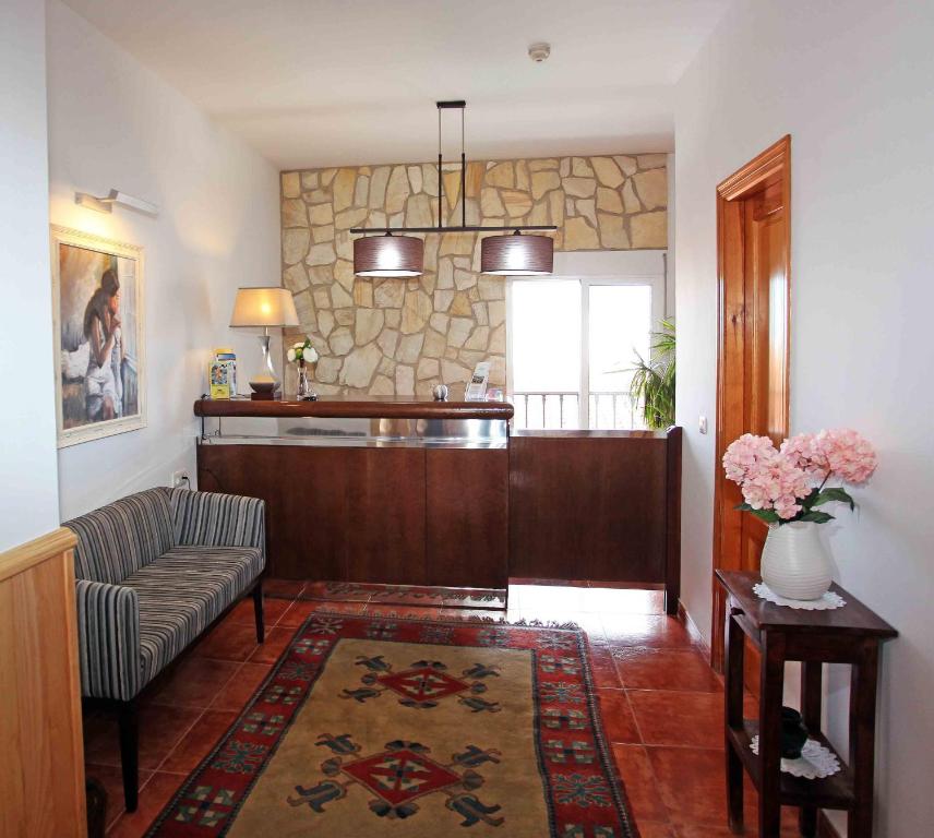 Posezení v ubytování Hotel Casa Rosa