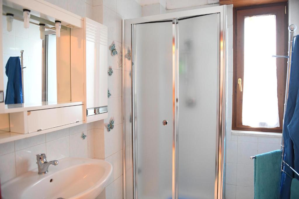 Koupelna v ubytování B&B Il Canto Del Mare