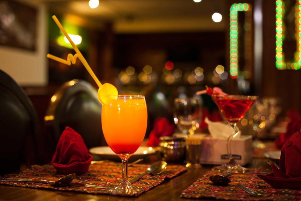 Nápoje v ubytování Kathmandu Eco Hotel