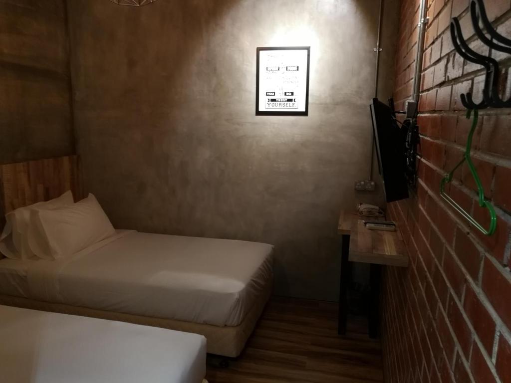 Postel nebo postele na pokoji v ubytování The Rise Room