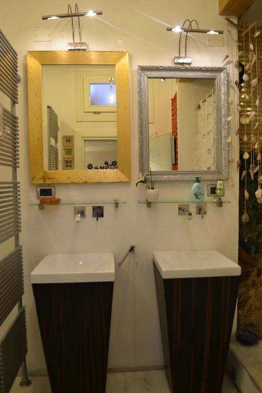 Koupelna v ubytování B&B Cappuccini