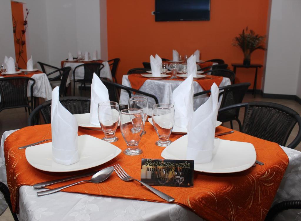 Restaurace v ubytování Hotel Bogota Astral