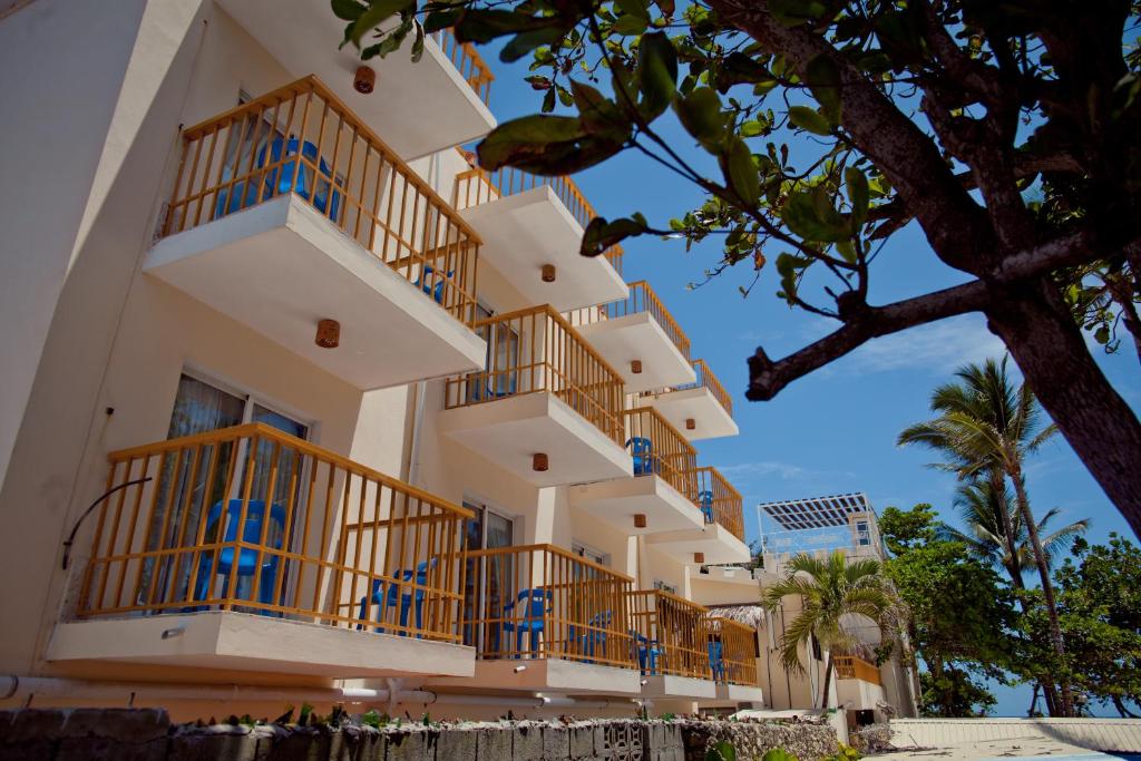 Balkón nebo terasa v ubytování Kite Beach Inn